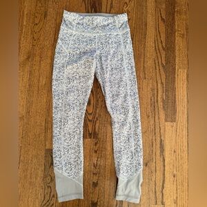 lululemon athletica Gray Patterned Leggings